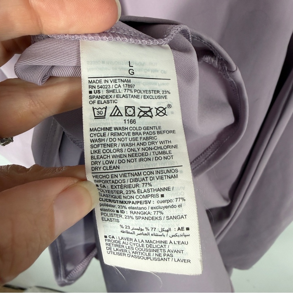 Old Navy Powersoft Mini 2in1 Skort Tennis Dress Size Large Pockets Purple - Picture 8 of 8